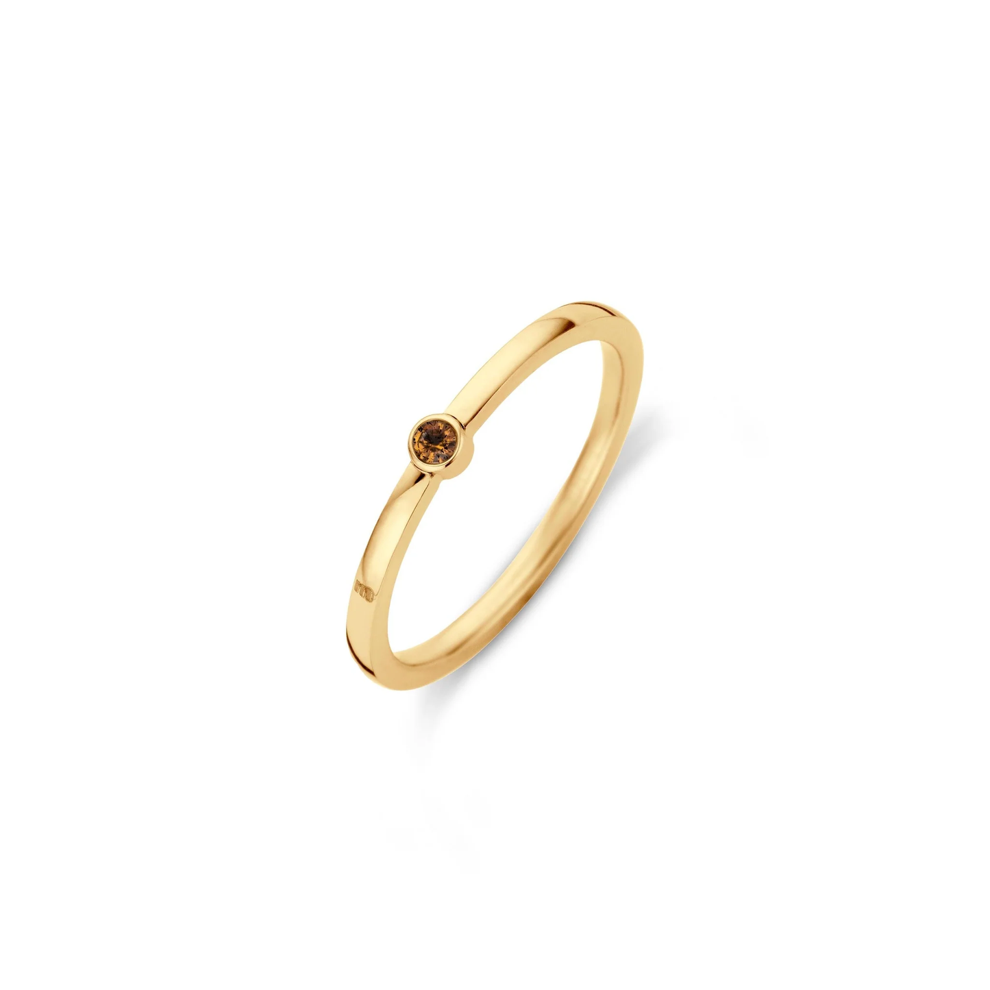 Melano Friends Mini CZ Ring Smoked Topaz