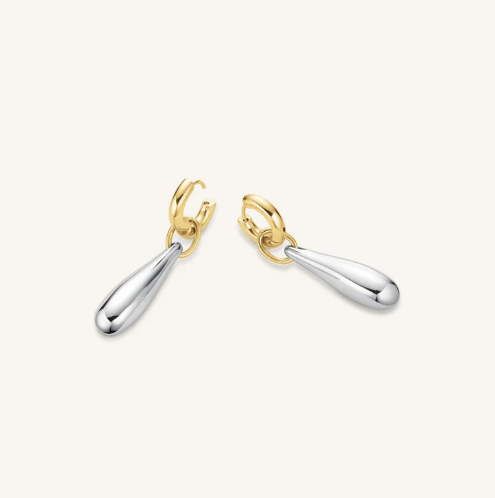 ROSEFIELD Duotone Drop Hoops