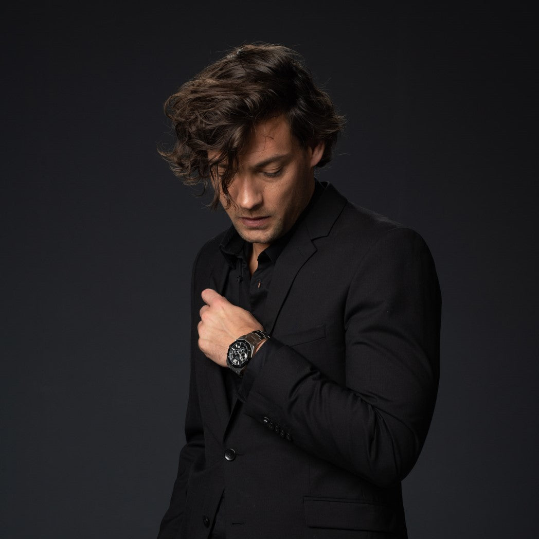 VNDX Wise Man Staal Zilver Zwart