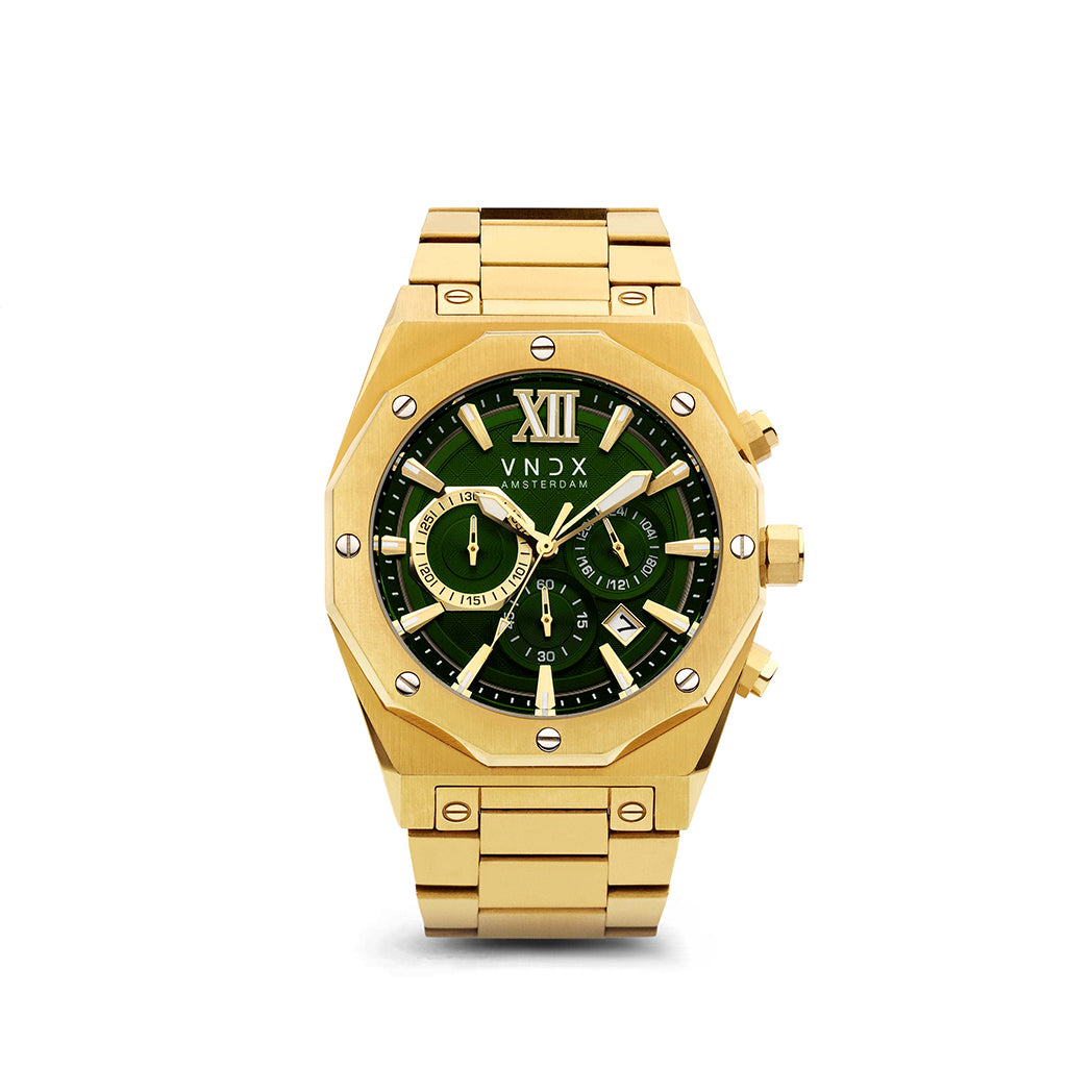 VNDX Wise Man Staal Goud Groen