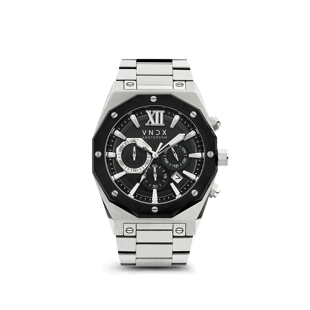 VNDX Wise Man Staal Zilver Zwart