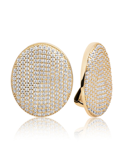 SPARKLING EARRINGS FUSE PUSH BACK EARRINGS GOLD