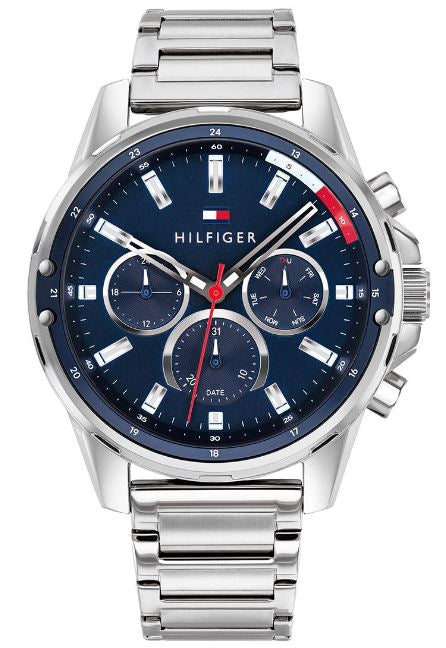 Tommy Hilfiger Horloge Zilverkleurig TH1791788