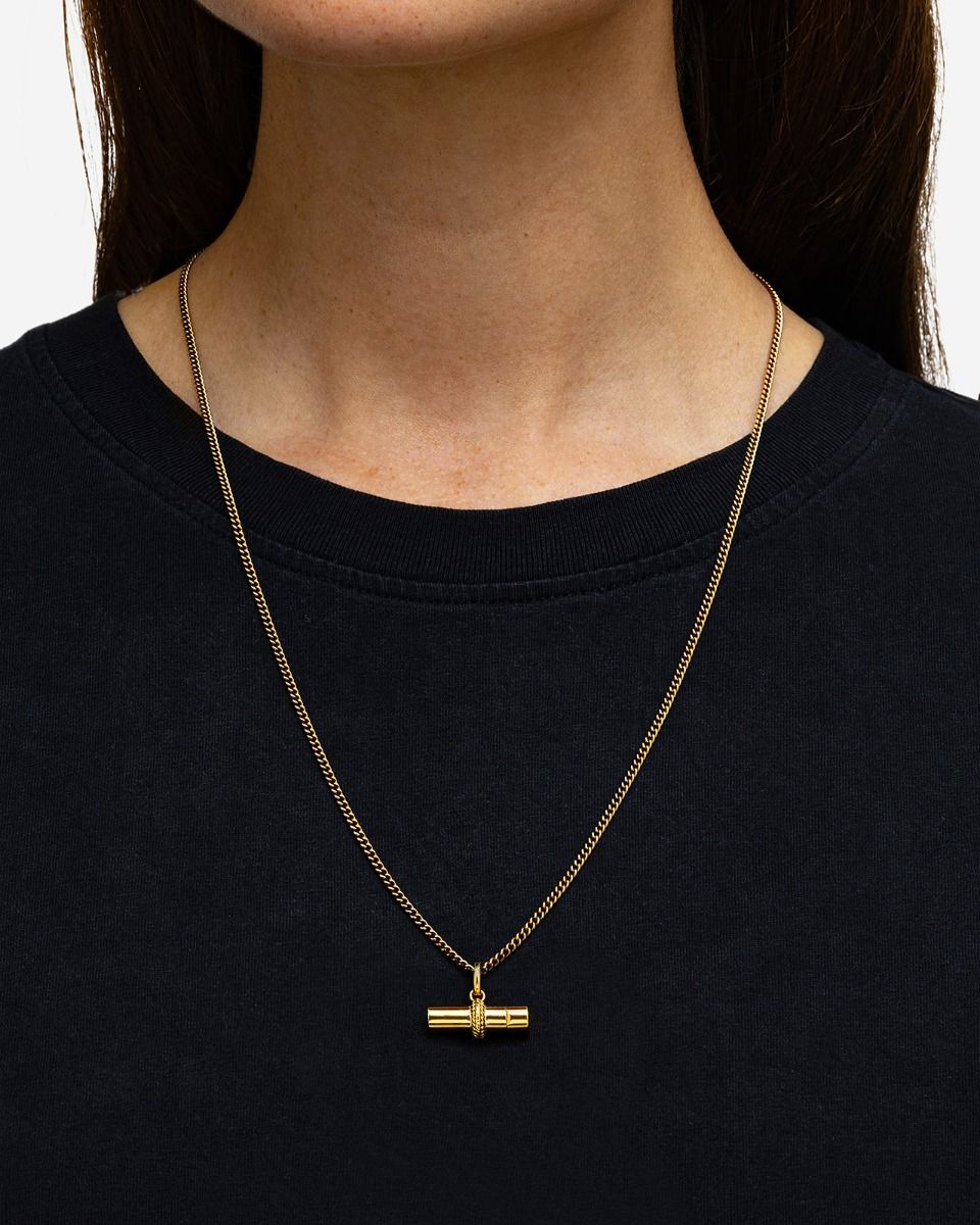 BUDDHA TO BUDDHA BEN LOCKET HANGER VERGULD