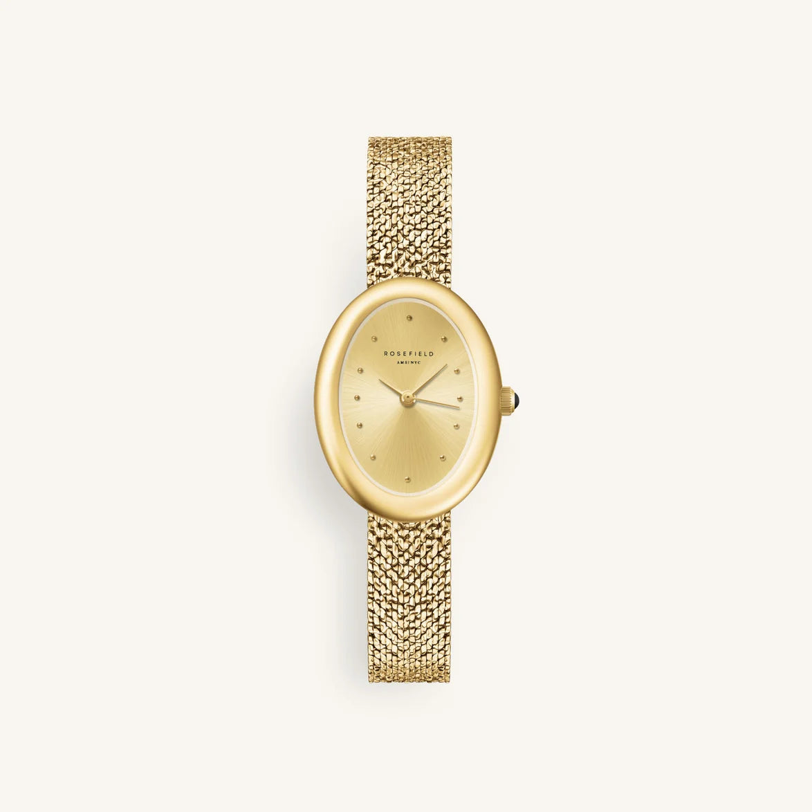 ROSEFIELD HORLOGE Ovale Mesh