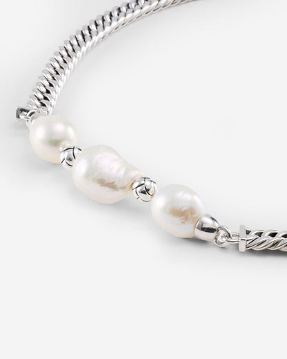 BUDDHA TO BUDDHA KETTING BAROK PAREL CHAIN ZILVER