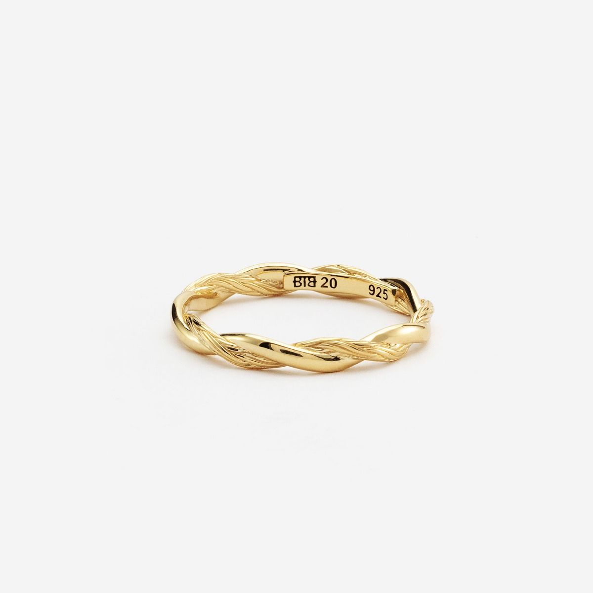 BUDDHA TO BUDDHA KATJA STACKING RING TWIST VERGULD