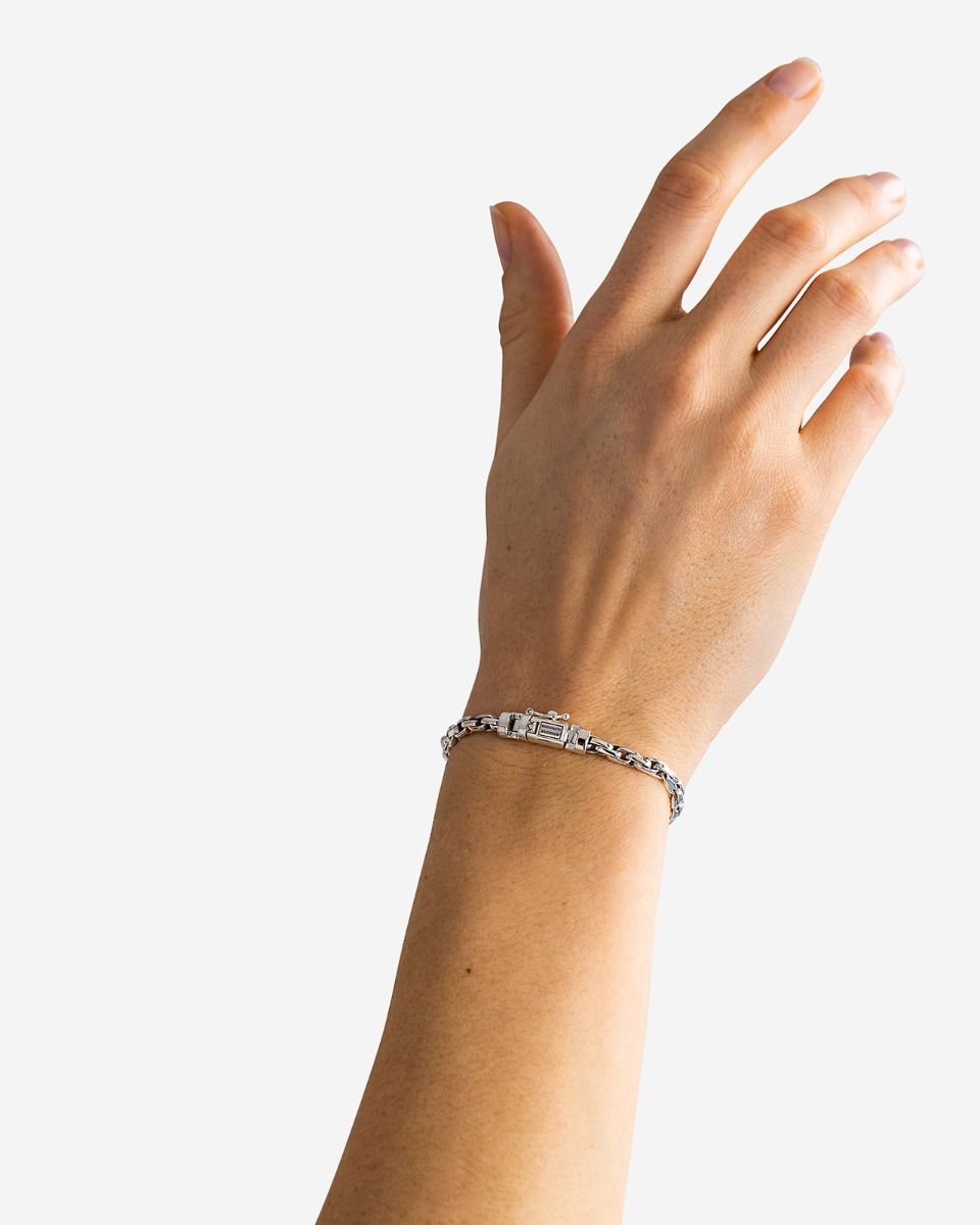 BUDDHA TO BUDDHA RMBAND VENETIAN MINI TWIST ZILVER