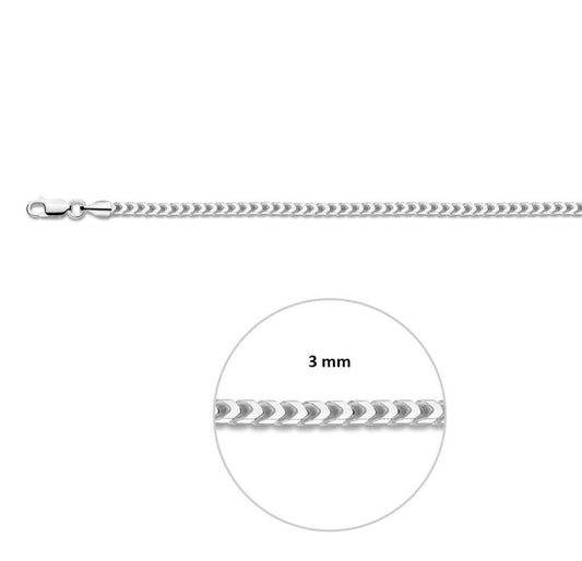 L-Kasius gourmette 3,0 mm 60 CM