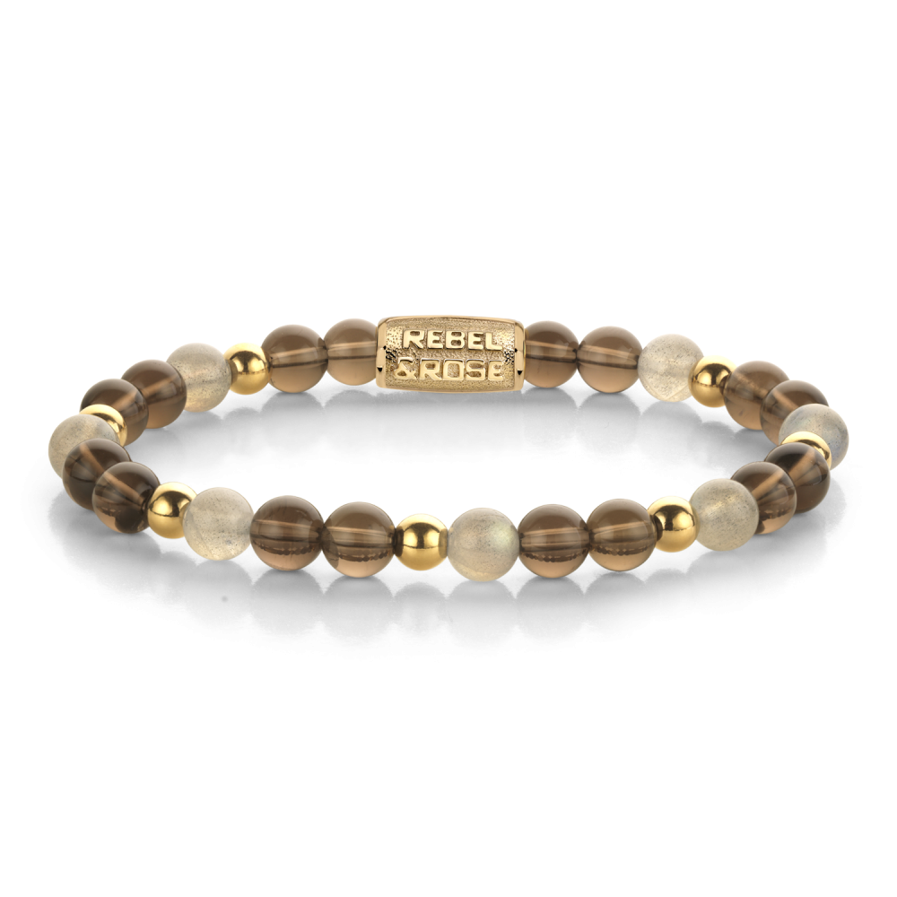 Rebel & Rose Winter Haze gold-coloured - 6mm