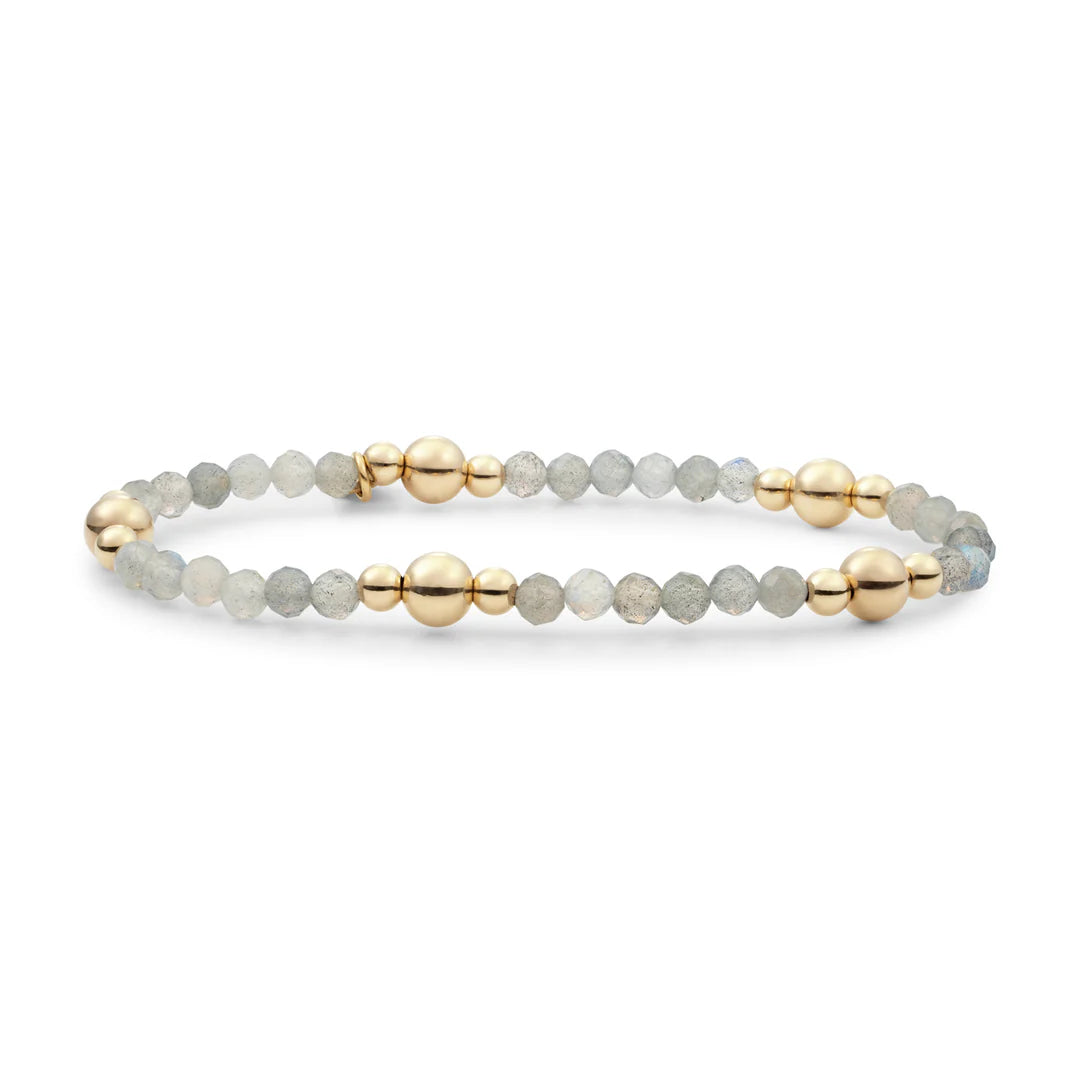 SPARKLING Bracelet Labradorite Bold Mix Gold