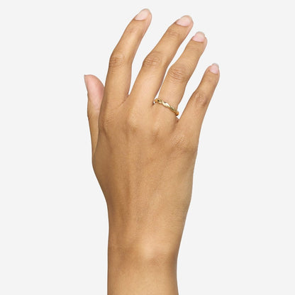BUDDHA TO BUDDHA KATJA STACKING RING TWIST VERGULD