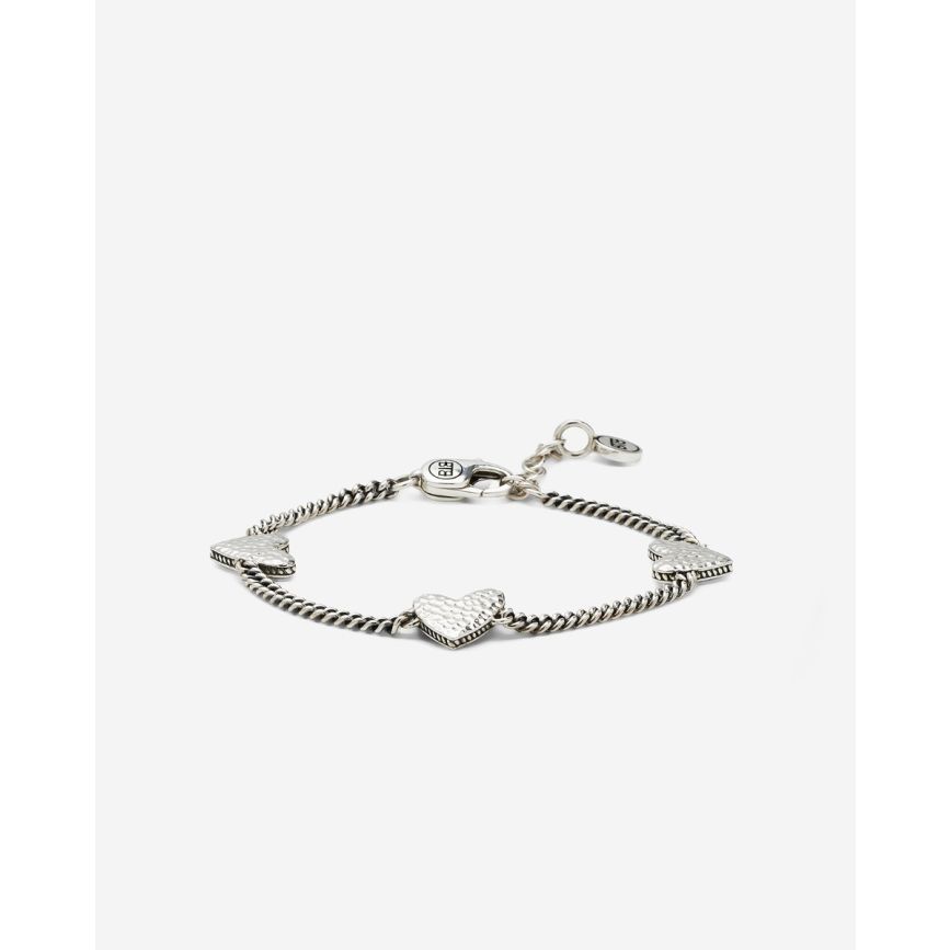 BUDDHA TO BUDDHA ESSENTIAL MULTI HART ZILVER ARMBAND