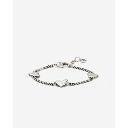 BUDDHA TO BUDDHA ESSENTIAL MULTI HART ZILVER ARMBAND