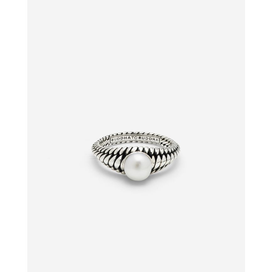 BUDDHA TO BUDDHA BEN PAREL RING ZILVER