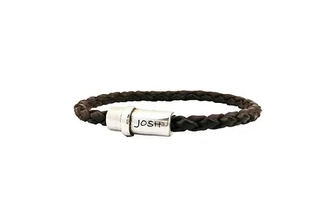 JOSH ARMBAND 09137-BRAS BRUIN KLEURIG