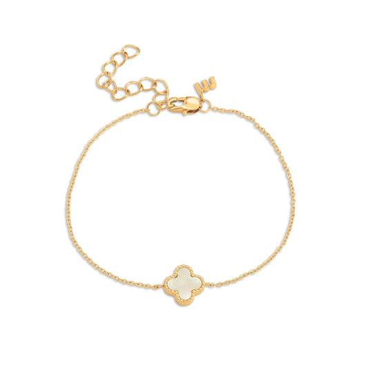 Melano Friends Larissa Juniper Armband Yellow Shell