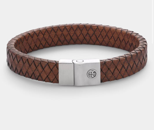 Rebel & Rose Full Metal Premium 12 MM Vintage Brown