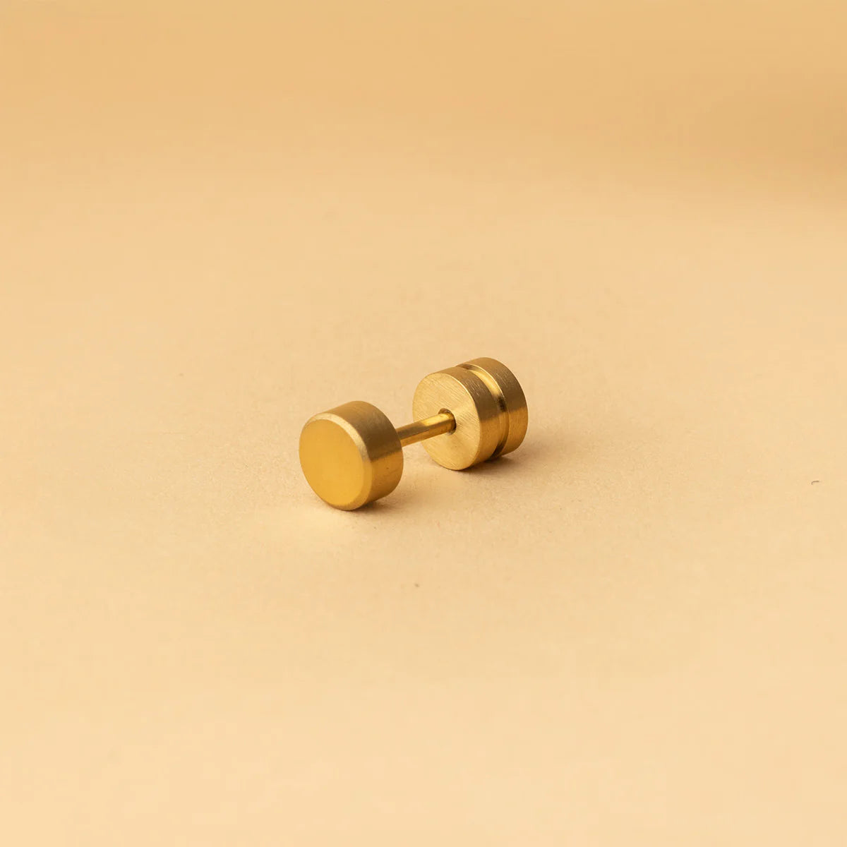 GEMINI Auris volledig titanium oorbel - rond one piece