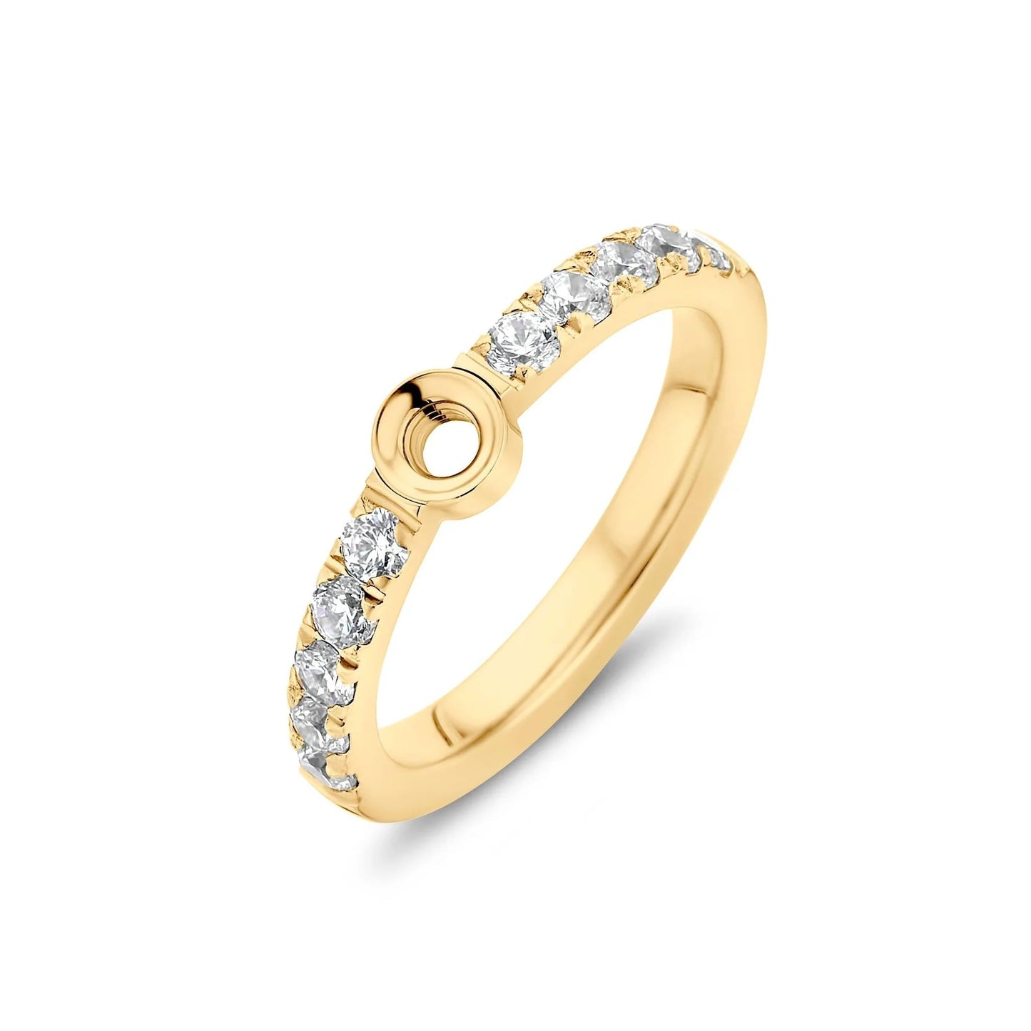MELANO CRYSTAL RING TWISTED
