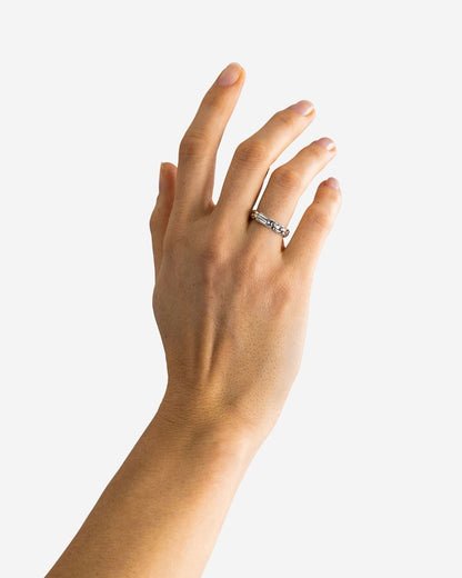 BUDDHA TO BUDDHA RING VENETIAN TWIST ZILVER