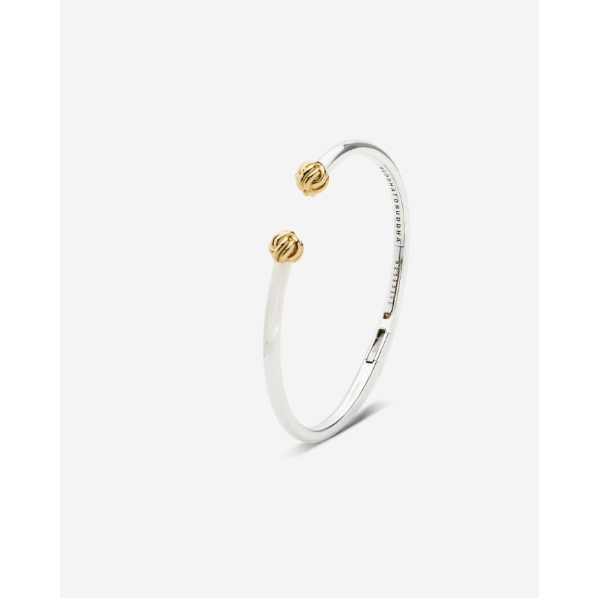 BUDDHA TO BUDDHA BANGLE REFINED KATJA BI-COLOUR