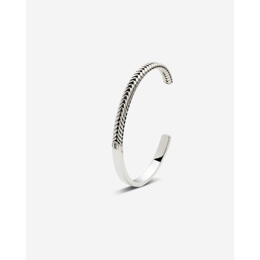 BUDDHA TO BUDDHA BANGLE BARBARA DUAL ZILVER