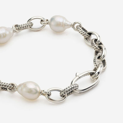 BUDDHA TO BUDDHA BEN BAROK PAREL ARMBAND ZILVER