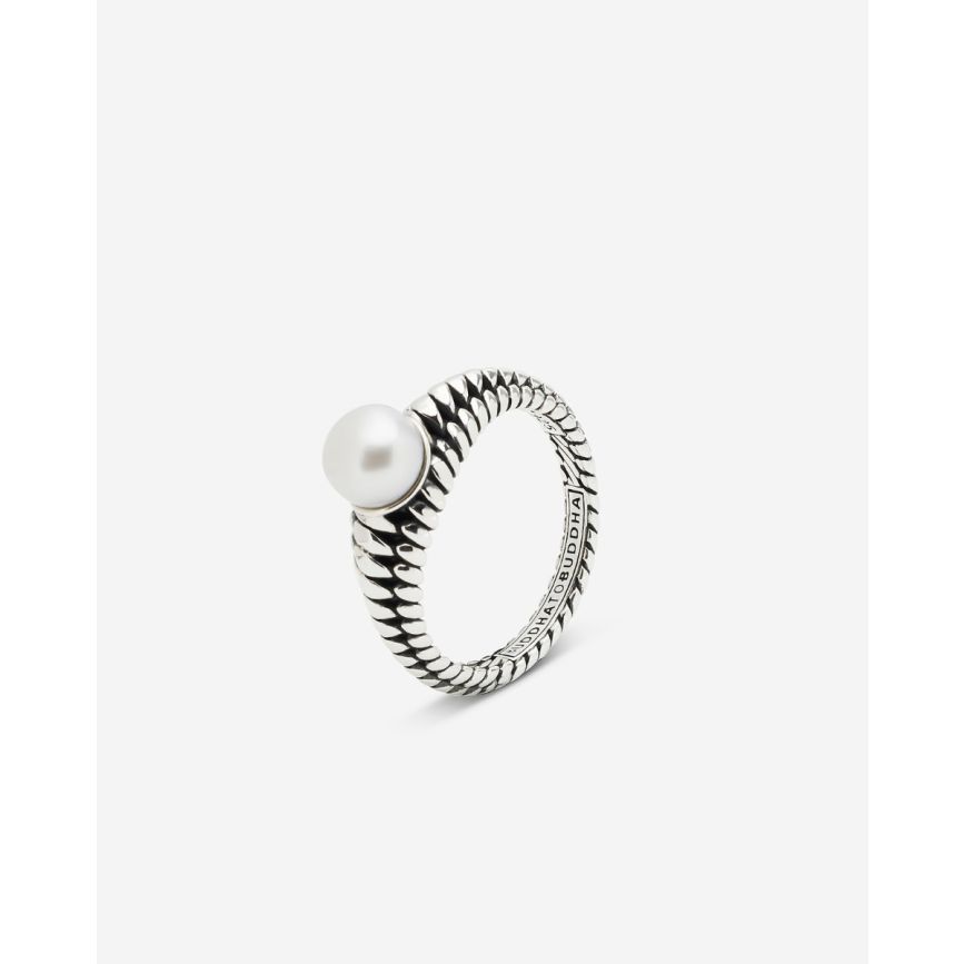 BUDDHA TO BUDDHA BEN PAREL RING ZILVER