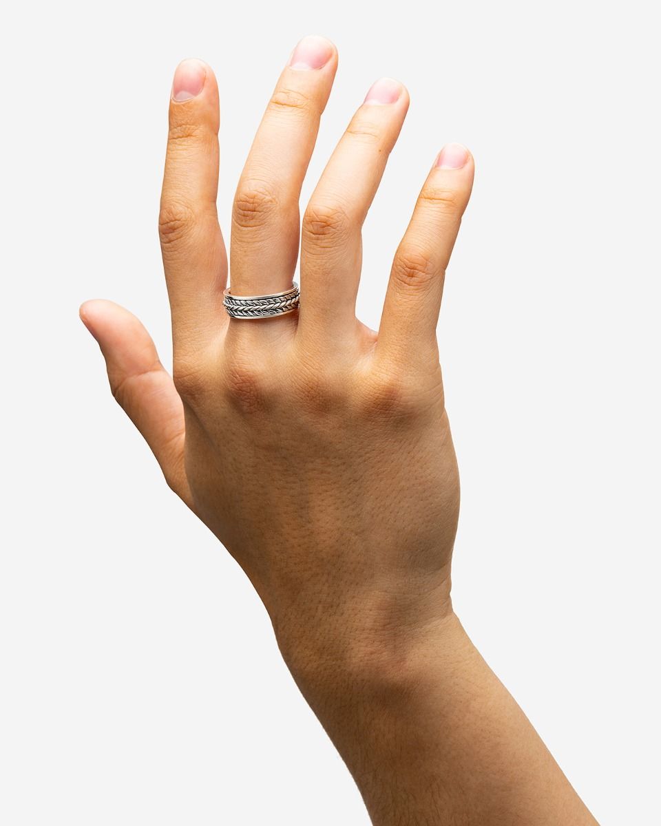 BUDDHA TO BUDDHA NURUL XS SPINNING RING ZILVER