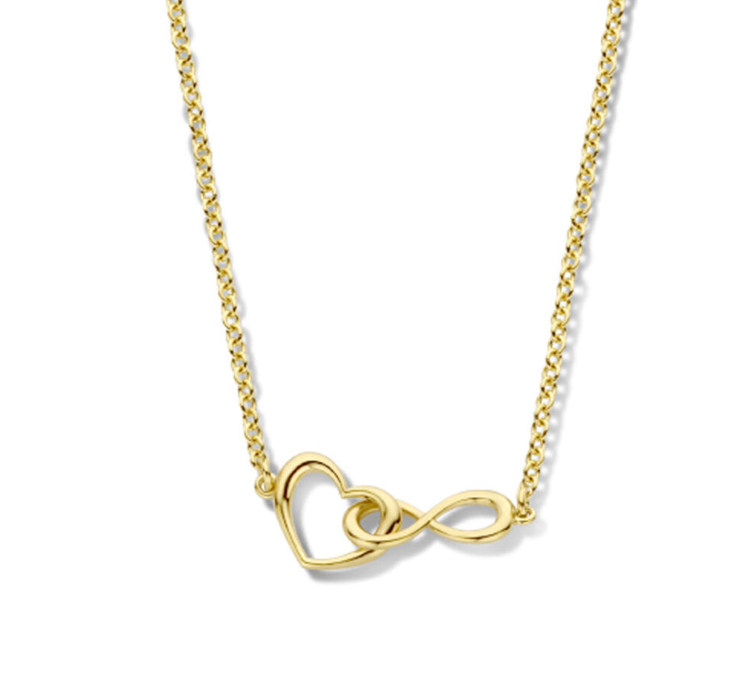 L-Kasius collier hart en infinity 42 + 3 cm 3 micron