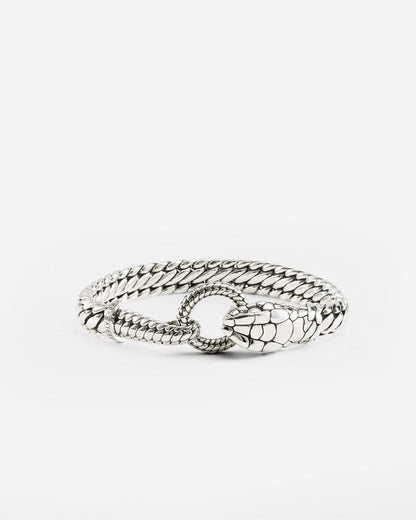 BUDDHA TO BUDDHA ARMBAND BEN XS SLANG ZILVER