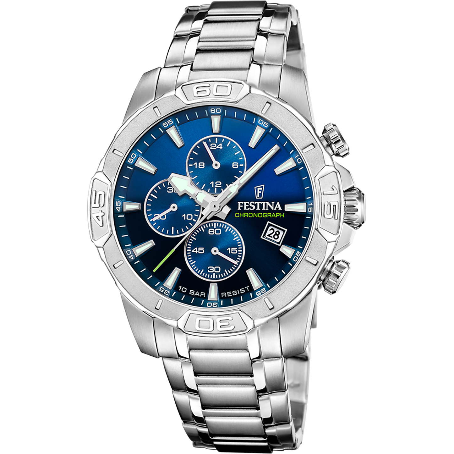 FESTINA HEREN HORLOGE GROEN TIMLESS CHRONOGRAPH F20704/4