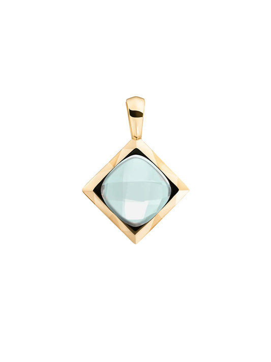 SPARKLING CUSHION CUT PENDANT | OPALITE