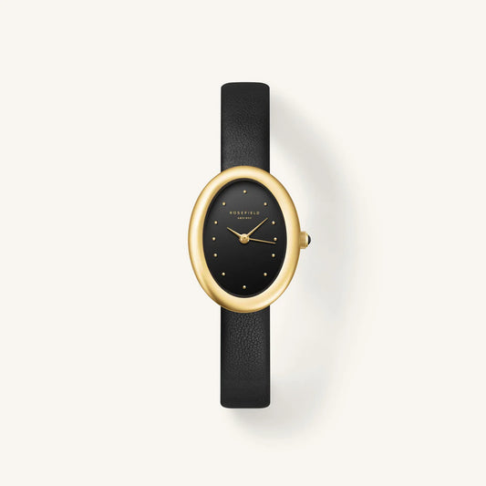 ROSEFIELD HORLOGE Ovale Black