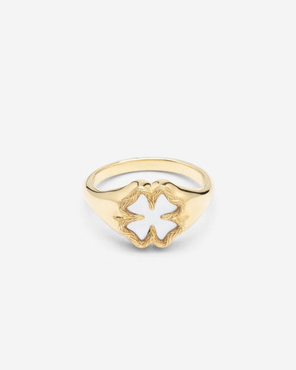 BUDDHA TO BUDDHA KATJA KLAVER ZEGELRING MOTHER OF PEARL VERGULD