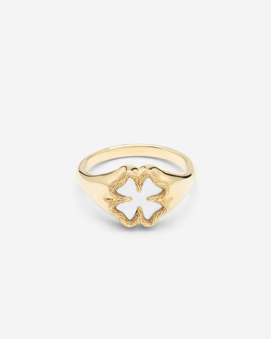 BUDDHA TO BUDDHA KATJA KLAVER ZEGELRING MOTHER OF PEARL VERGULD