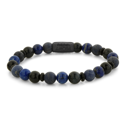 Rebel & Rose Armband Variations Mix-Blue 8mm