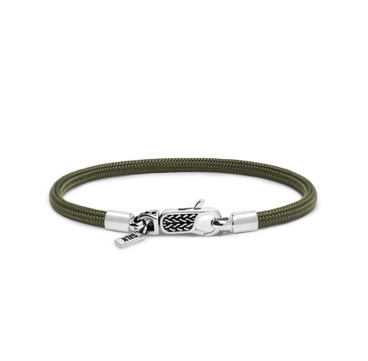 SILK 782EM ARMBAND ZILVER & PARACORD