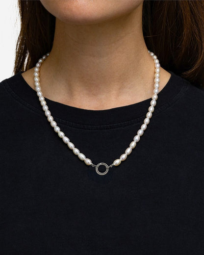 BUDDHA TO BUDDHA BARBARA XS PAREL KETTING ZILVER 50 CM