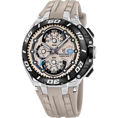 FESTINA HEREN HORLOGE BEIGE CHRONO BIKE F20775/2