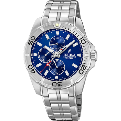 FESTINA HEREN HORLOGE BLAUW MULTIFUNCTION COLLECTION F20445/2