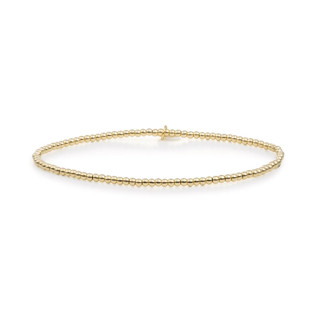 SPARKLING Bracelet Gold Plated Saturn Small 2MM