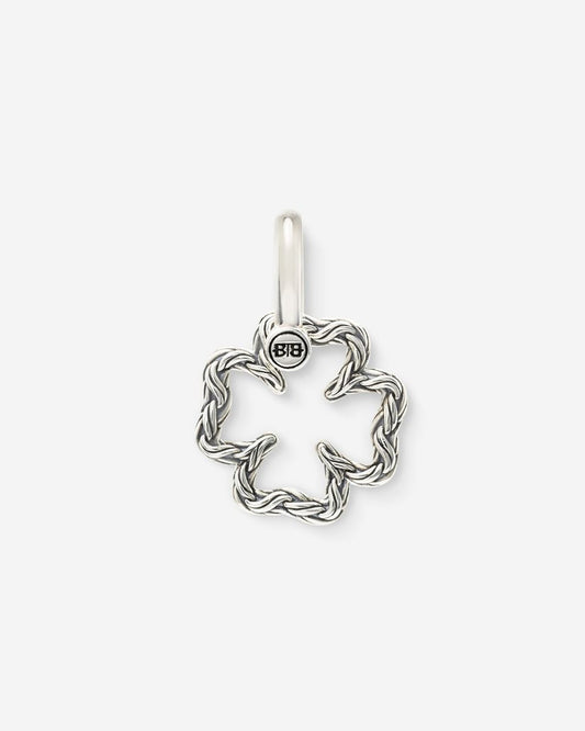 BUDDHA TO BUDDHA KATJA MINI KLAVER HANGER ZILVER