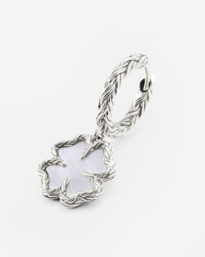 BUDDHA TO BUDDHA OORBELLEN KATJA KLAVER PARELMOER SET ZILVER