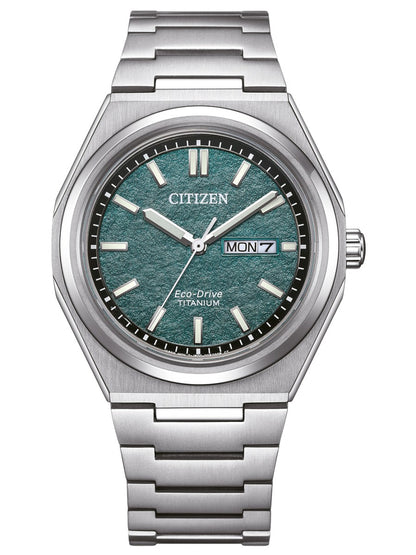 CITIZEN Super titanium™ Horloge voor Heren – Groenen Wijzerplaat AW0130-85X