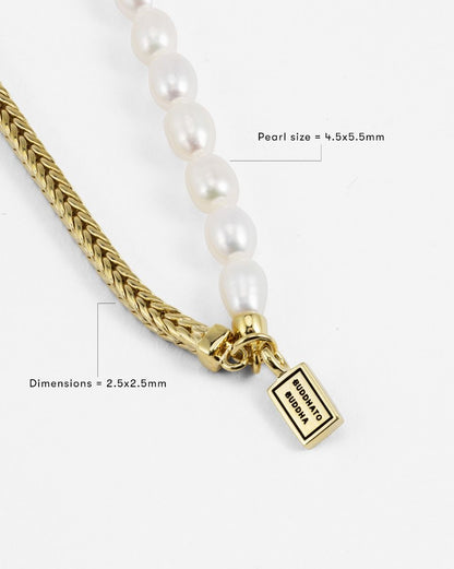 BUDDHA TO BUDDHA BARBARA MINI PAREL KETTING VERGULD 45 CM