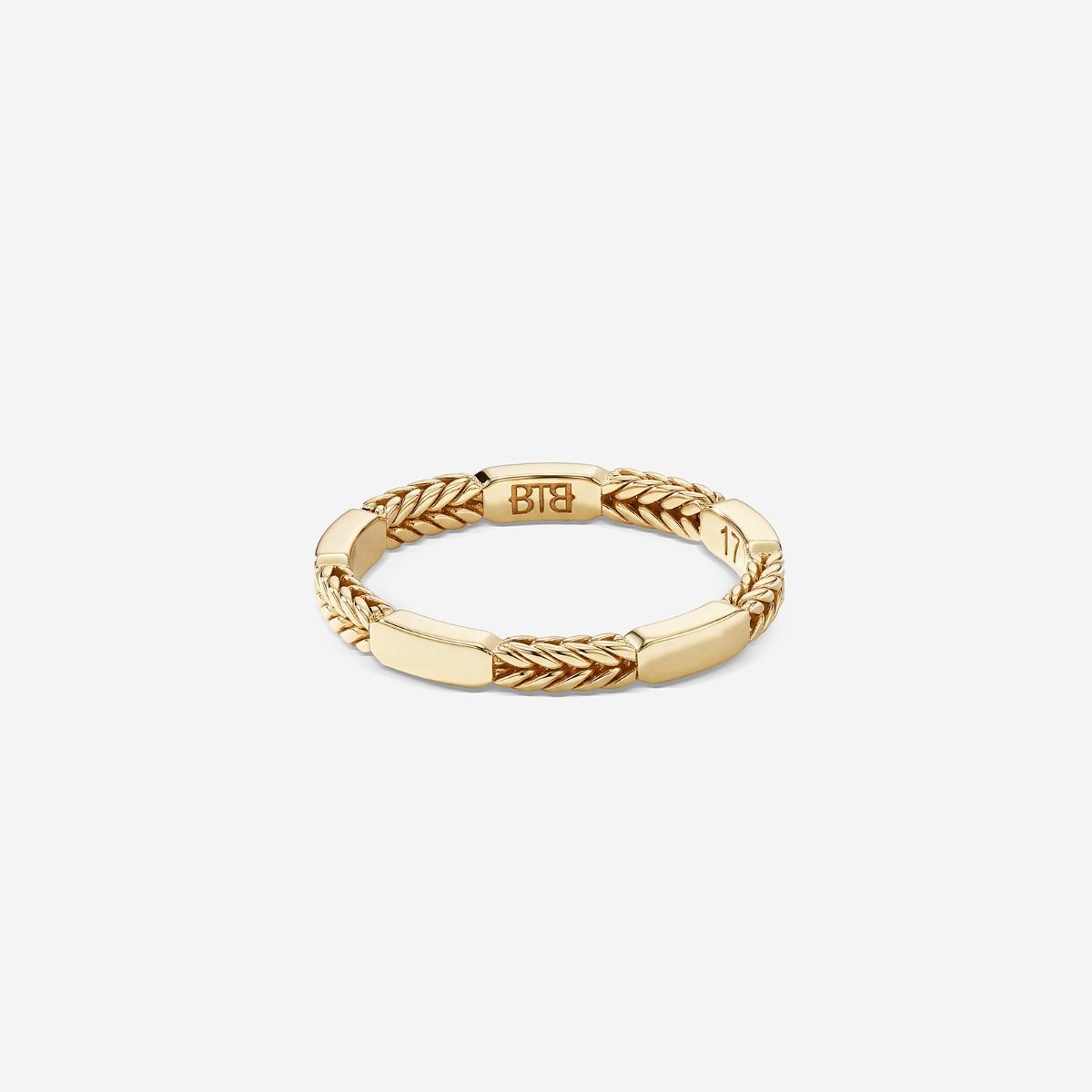BUDDHA TO BUDDHA BARBARA STACKING RING MIX VERGULD
