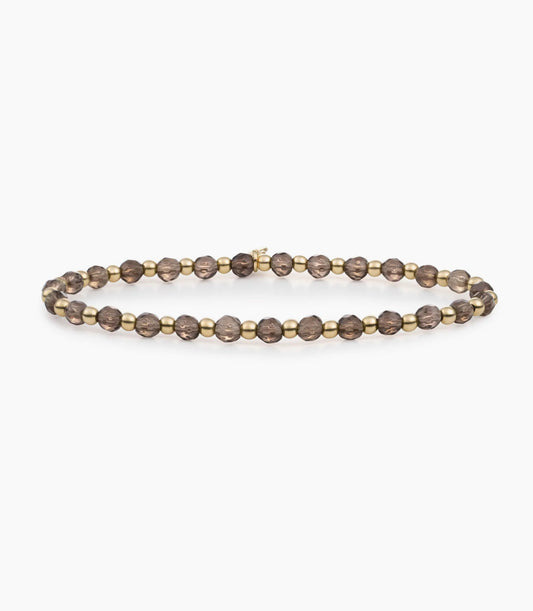 SPARKLING INTERSTELLAR ARMBAND SMOKY QUARTZ