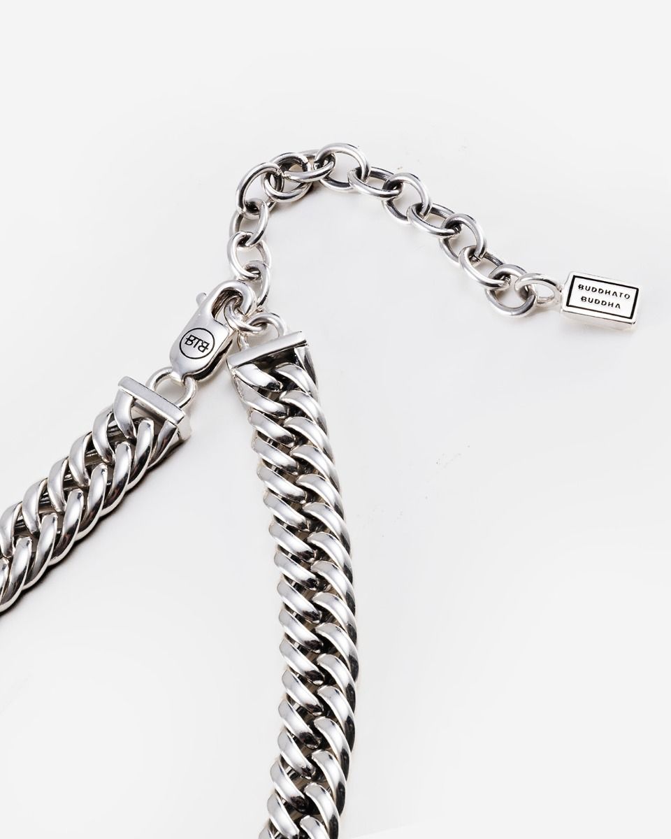 BUDDHA TO BUDDHA KETTING BAROK PAREL CHAIN ZILVER